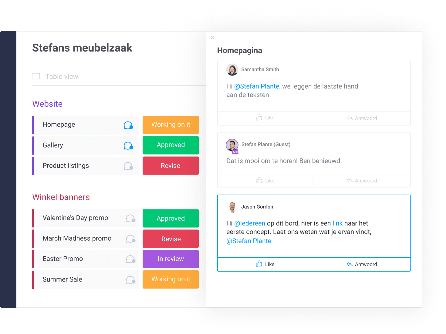 Receive Feedback with monday.com's Creative Project Management Software
